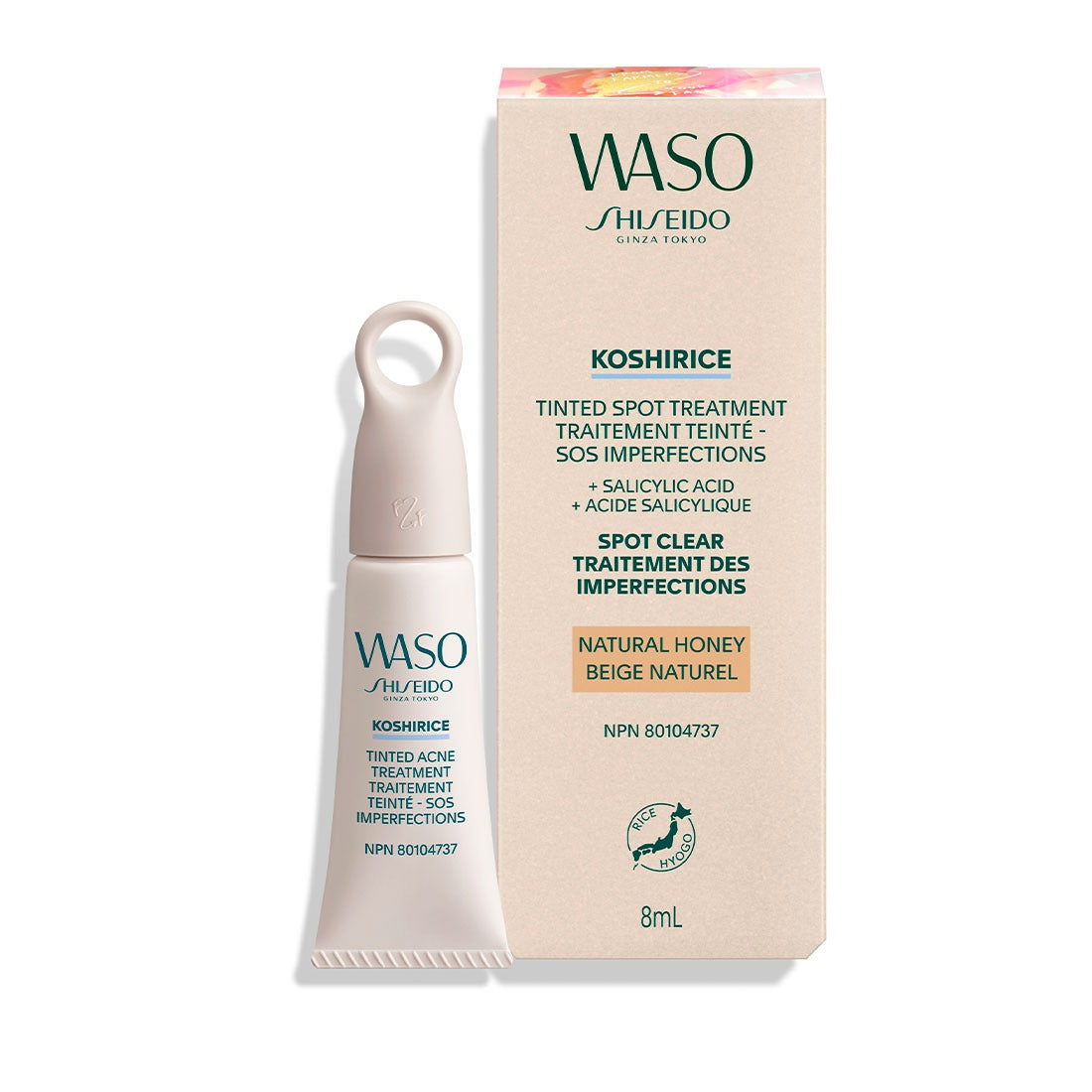 WASO KOSHIRICE TINTED SPOT TREATMENT - Natural Honey