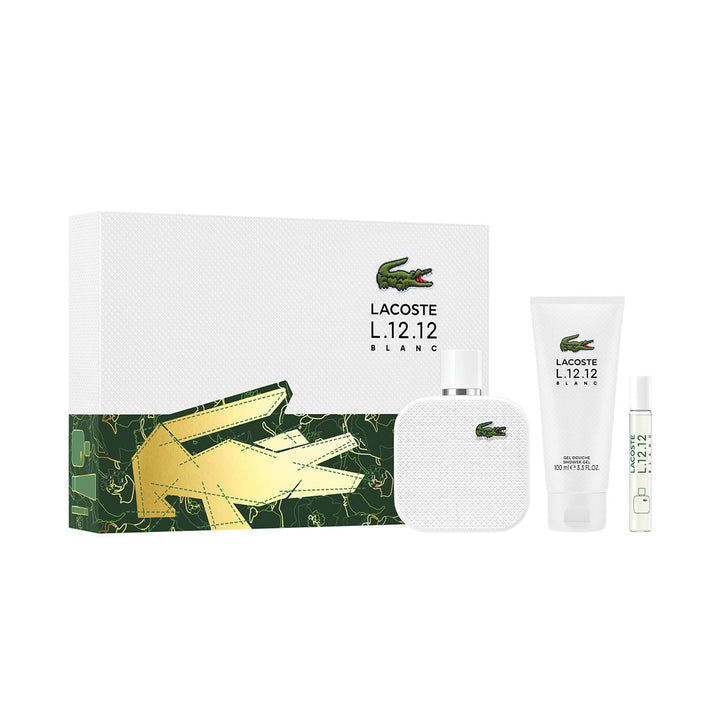 SET L.12.12 BLANC EDT 100ML + SHOWER GEL + TRAVEL SPRAY