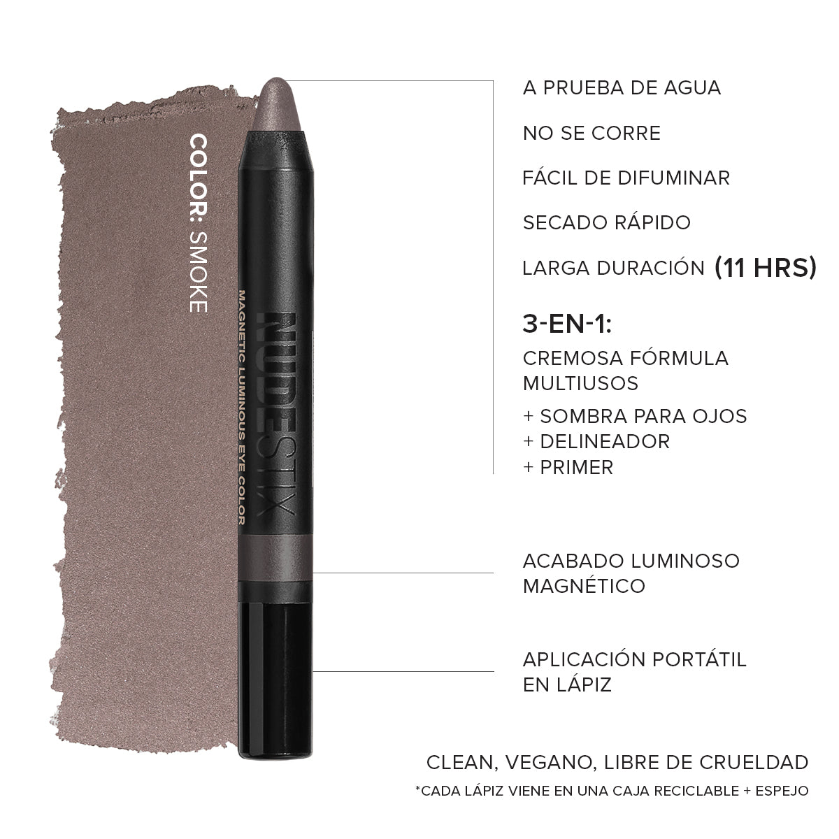 MAGNETIC LUMINOUS EYE COLOR-MAGNETIC LUMINOUS EYE COLOR - SMOKE